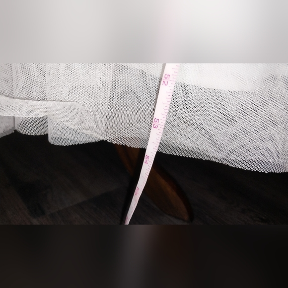 Blondie Nights by Stacy Sklar Navy Blue/ White Tulle Halter Formal Dress Size 7 - Picture 14 of 16